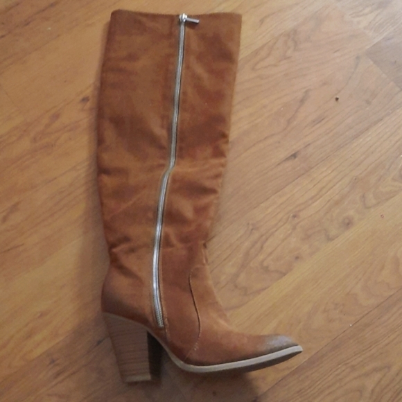 JustFab Shoes - Justfab Boots over knee distressed boots